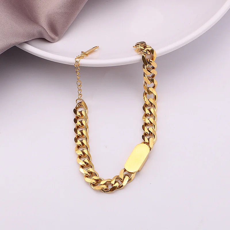 Cuban Link Gold Bracelet